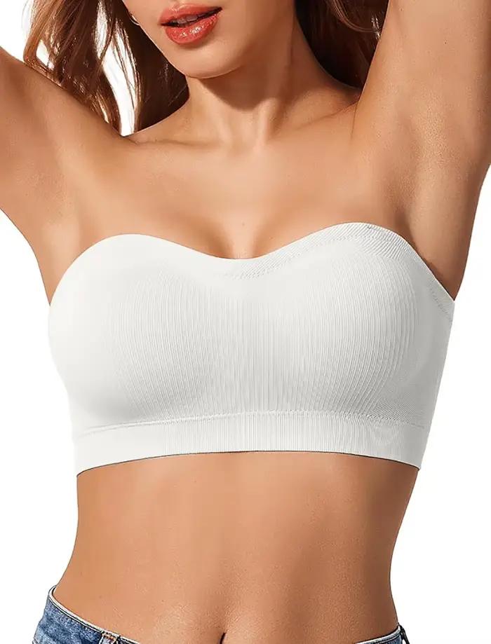Soutien-gorge Push Up sans bretelles pour femmes, Bandeau de soutien, antidérapant, sans armatures, 