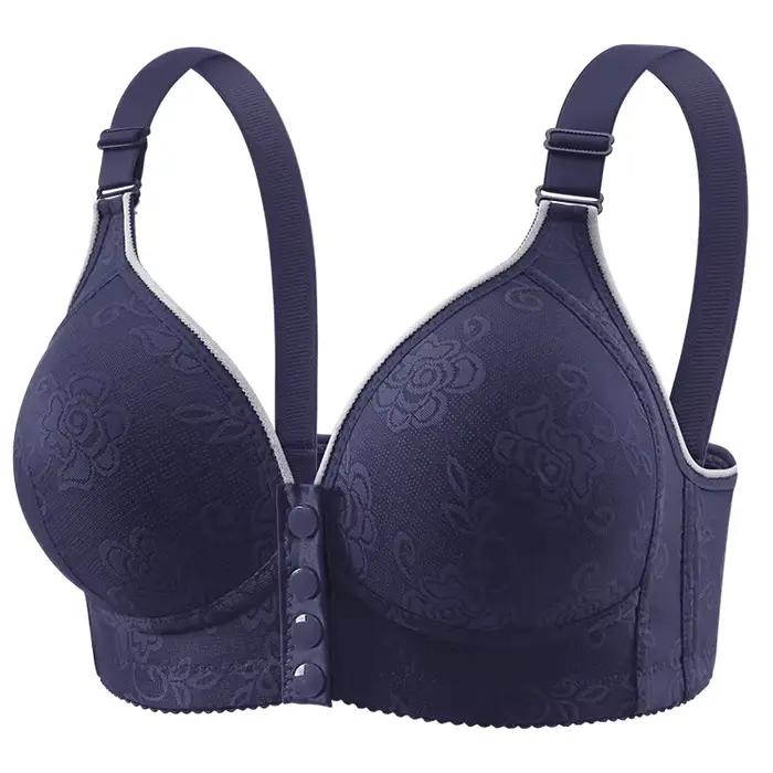 Soutien-gorge sans fil à fermeture frontale, grande taille, Style Camisole sans couture, sans armatu