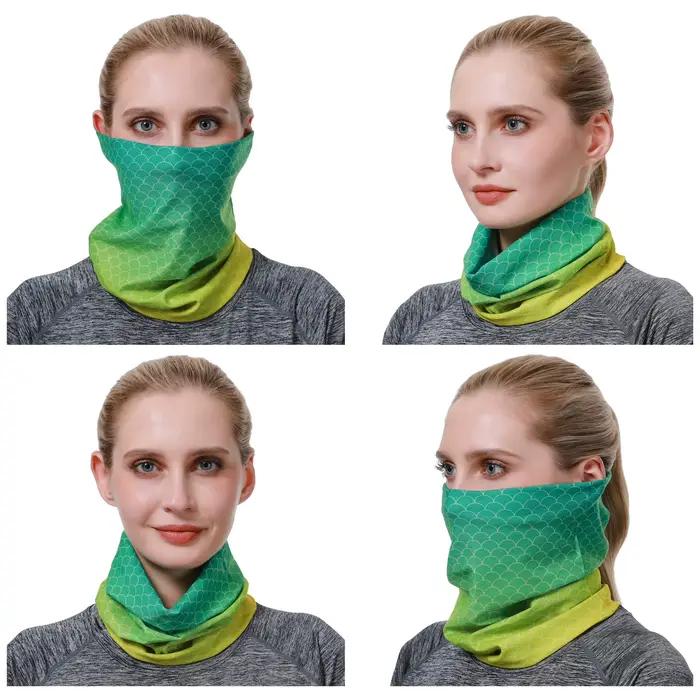 Écharpe colorée imprimée pour hommes et femmes, couvre-chef pour Sports de plein air, équitation, cy