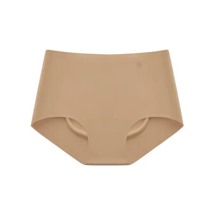 SUJIIN-Culotte taille moyenne sans couture pour femme, slip invisible, respirant, anti-humidité, sou