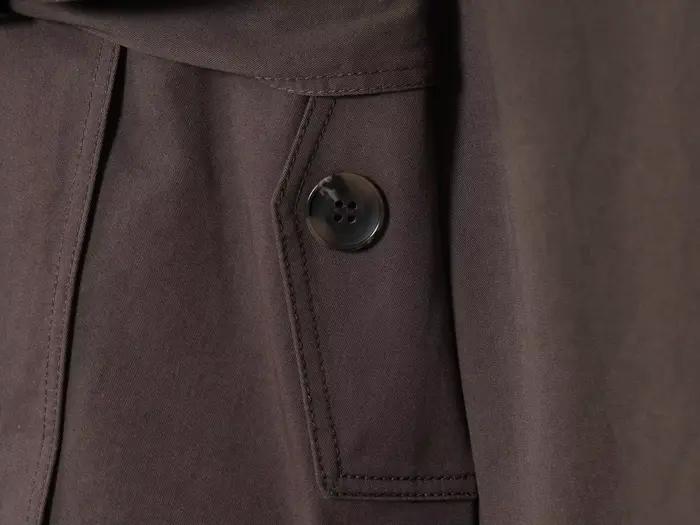 ETJ automne 2025 nouvelle collection femmes style britannique revers double boutonnage maillard coul