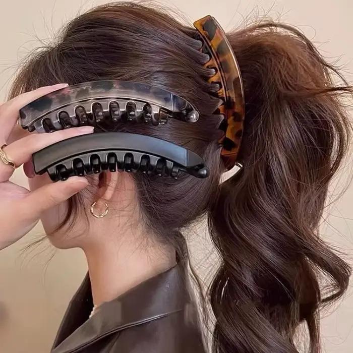 Épingle à cheveux en écaille de tortue en forme de U pour femmes, Vintage, fourchette à cheveux géom