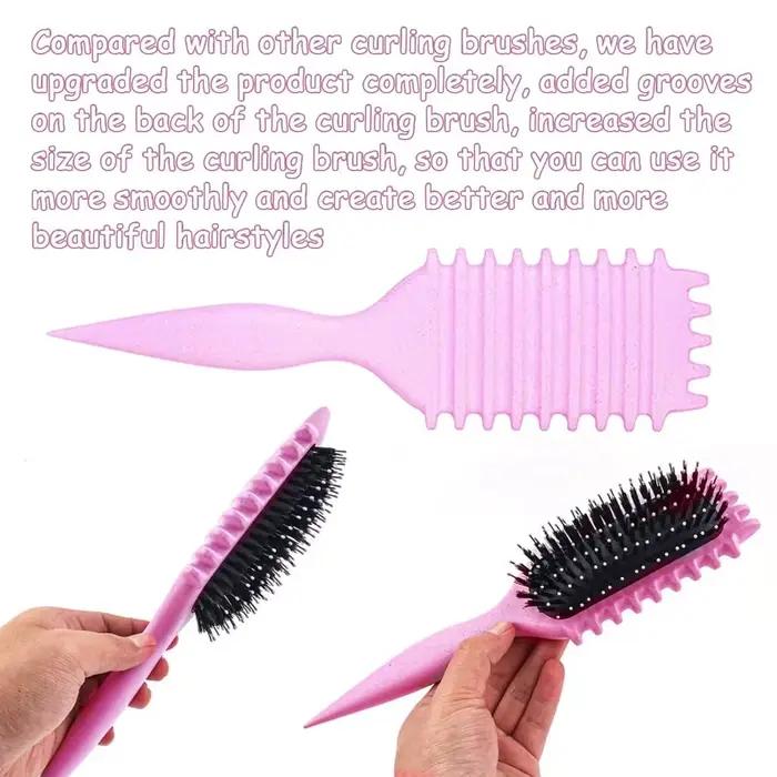 WANMEI – brosse démêlante pour cheveux bouclés, peigne de Massage du cuir chevelu avec boucles de ch