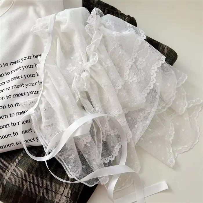 Mini jupes en dentelle pour femmes, élégantes, douces, Lolita, courtes, taille haute, Y2k, Streetwea