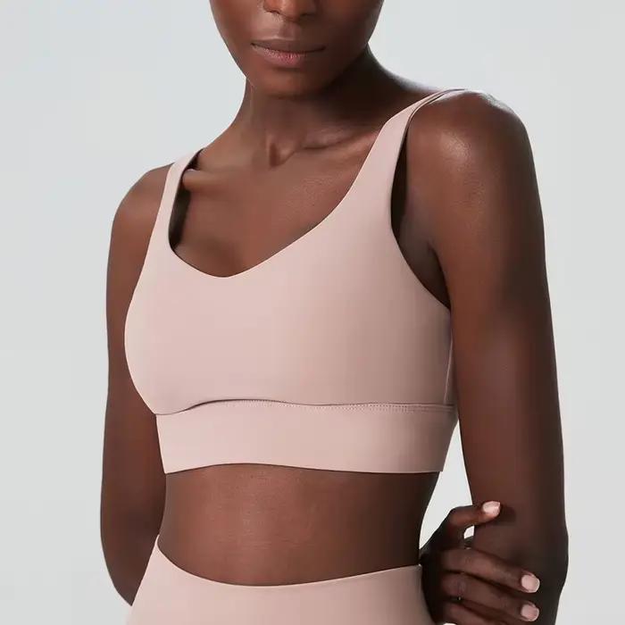 Soutien-gorge de yoga à fort impact pour femmes, sous-vêtements de sport, respirant, avec coussinets