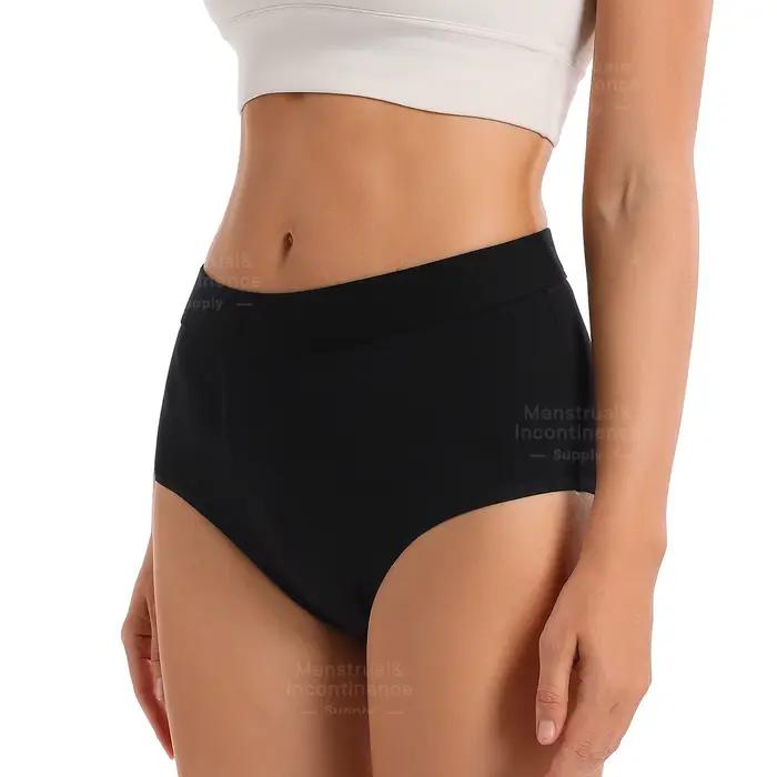 Culotte menstruelle taille haute pour femmes, 4 couches, Protection étanche, absorption rapide, slip
