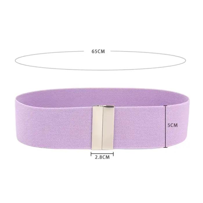 Ceintures larges à bande élastique pour femmes, Simple, pour manteau, ceinture de taille, boucle, sa