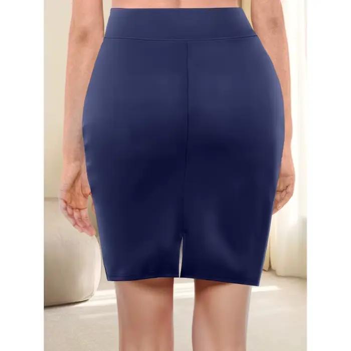 Jupe femme Style lieu de travail haute élasticité paquet jupe de hanche décontracté banlieue dames l