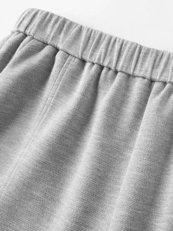 FSLE 2026 Printemps – Pantalon droit taille haute pour femme avec ceinture élastique, coupe ample, d
