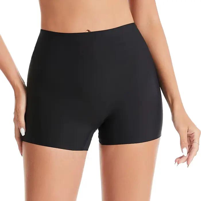 Flarixa short de protection sous les jupes BoyShorts femmes sans couture taille haute Boxer slips cu