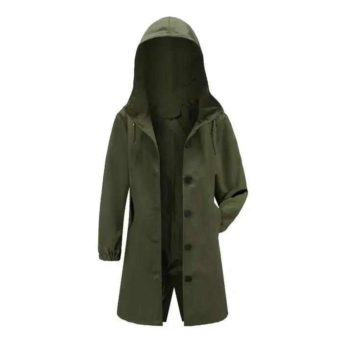 Fahsyee imperméable femmes, veste de pluie imperméable imperméable à capuche coupe-vent extérieur lo