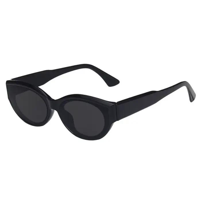 Nouveauté lunettes de soleil œil de chat femmes lunettes ovales marque Vintage elliptique carré lune