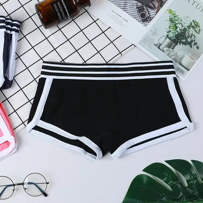 Boxer taille basse pour femme, sous-vêtement confortable et respirant, pantalon pour femme, InDispen