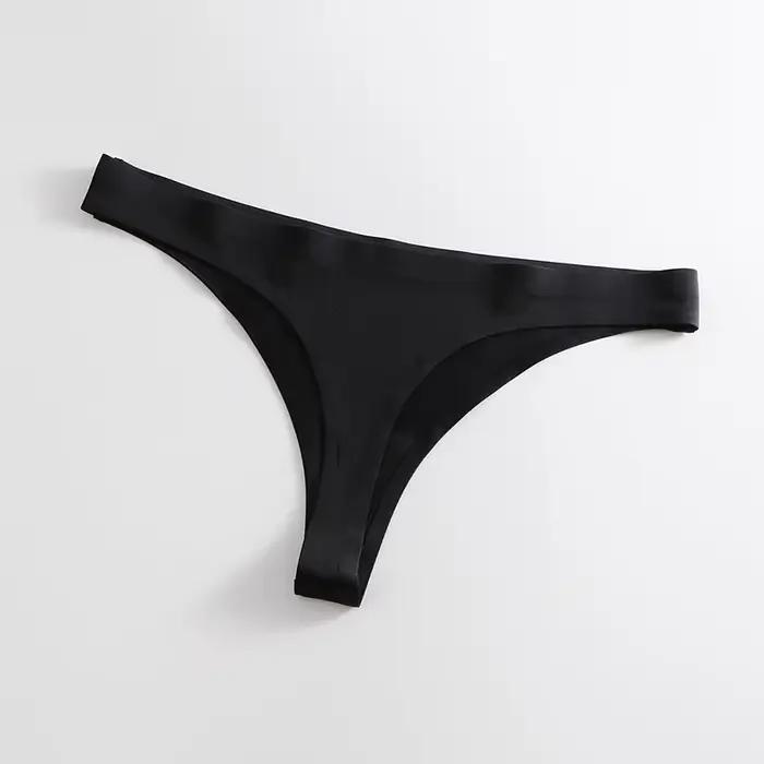 BZEL-Culotte sans couture pour femme, sous-vêtement confortable, doux pour la peau, couleur unie, se