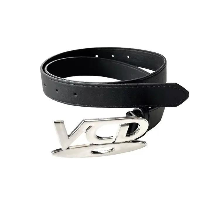 Ceinture à boucle DVD rétro Y2K 2026 pour femme, design tendance et original, accessoire polyvalent 