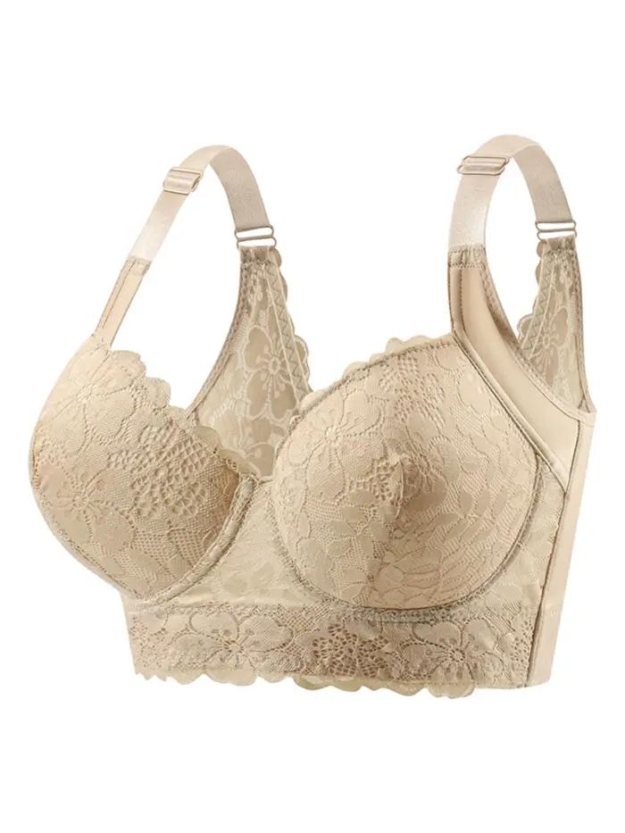 Soutien-gorge en dentelle, soutien-gorge confortable et respirant, soutien-gorge à armatures en acie