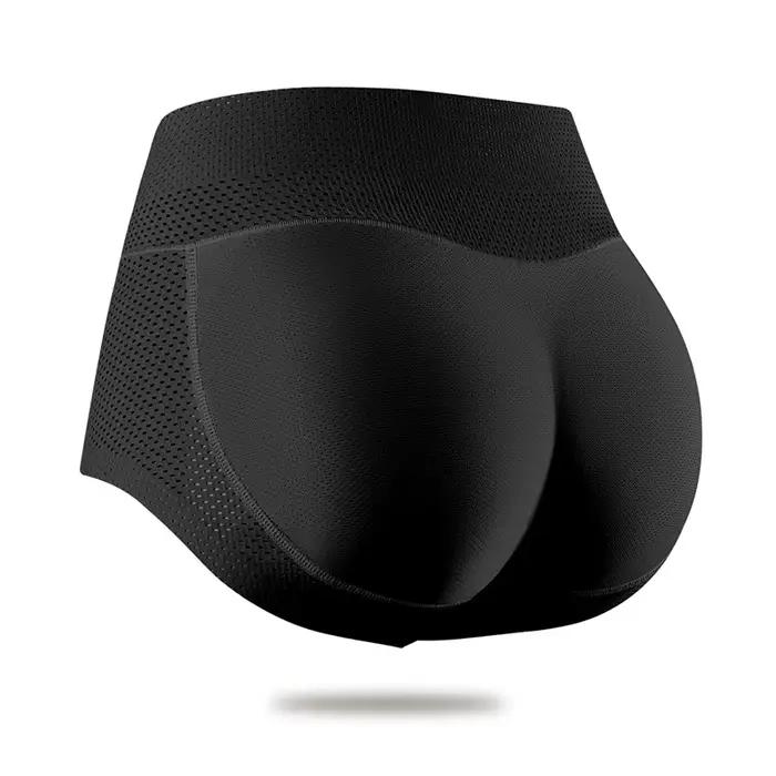 Culotte sculptante rehausse-fesses pour femme, taille mi-haute, avec rembourrage pour fesses artific
