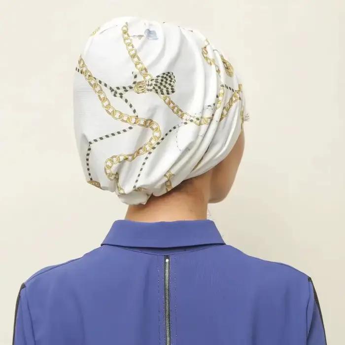 Musulman instantané Turban Abaya Hijab sous-capuchon Abayas Hijabs casquette pour femme Jersey robe 