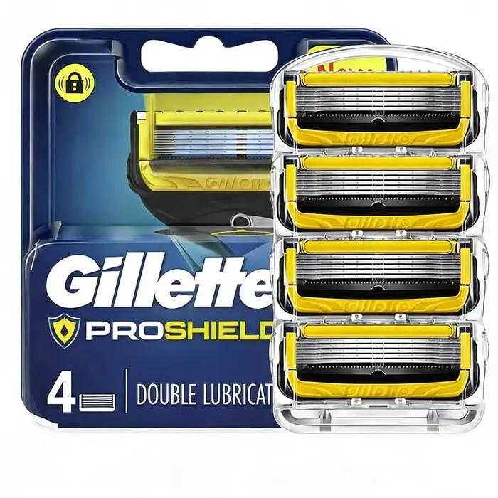Lames de rasoir Gillette Fusion ProGlide Shield pour hommes, recharges de lames 4/8 pièces, lames PR
