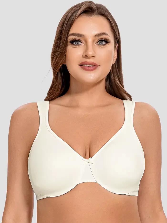 Meleneca-Soutien-gorge minimiseur sans couture pour femme, sans doublure, confortable, grande taille