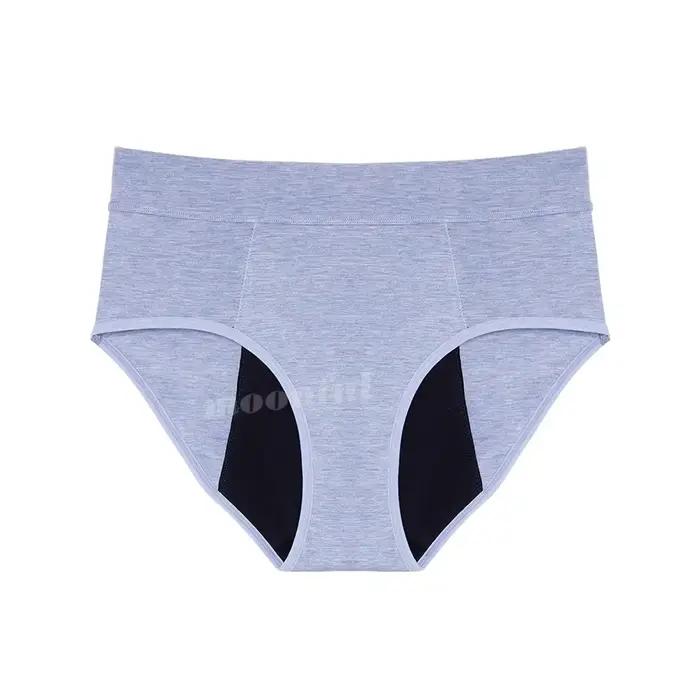 Culotte menstruelle femme culotte menstruelle flux très abondant nuit taille haute fibre de bambou é
