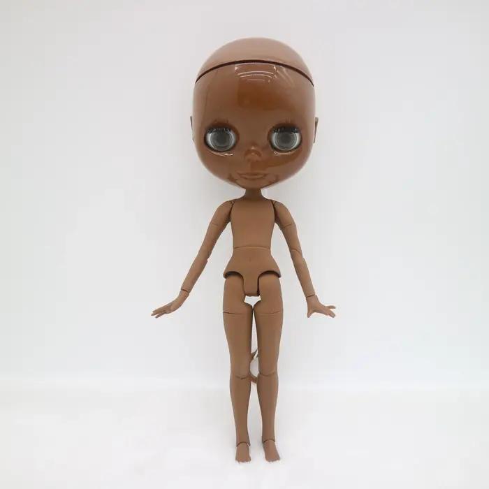 Corps articulé BJD poupée blyth nue, sans cheveux chauves sans maquillage corps de garçon