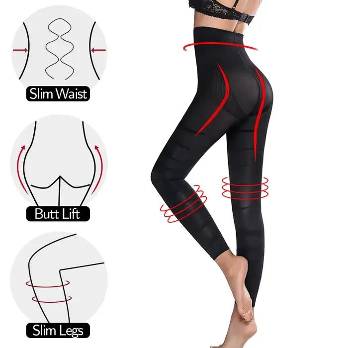 Femmes Legging taille haute nouveaux Leggins ventre contrôle culotte taille formateur minceur pantal