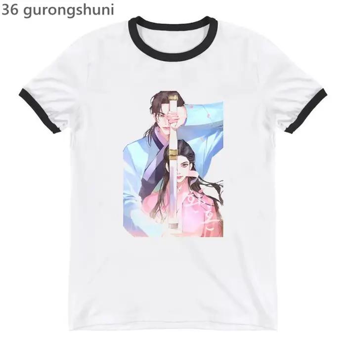 T-shirt Femme alchimie des âmes imprimé graphique Camiseta Mujer t-shirt été coréen vêtements femmes