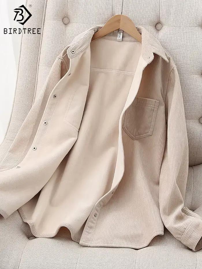 Chemises unies en velours épais, chemisiers et hauts chauds d'hiver pour femmes, nouvelle veste chem