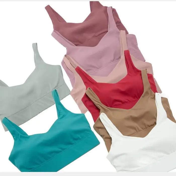 Soutien-gorge de yoga à fort impact pour femmes, sous-vêtements de sport, respirant, avec coussinets