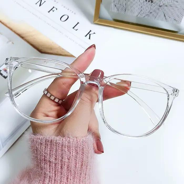 Lunettes de soleil simples anti-lumière bleue pour femmes, 1 pièce, ultra légères, multicolores, cad