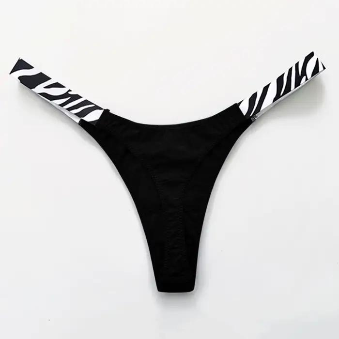 Femmes Sexy coton culotte brésilienne femmes Sexy string culotte couleur unie confortable taille bas