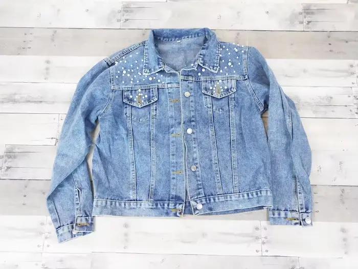 Veste en jean personnalisée avec Mme Pearl, veste en jean pour la mariée, cadeau pour les patients e