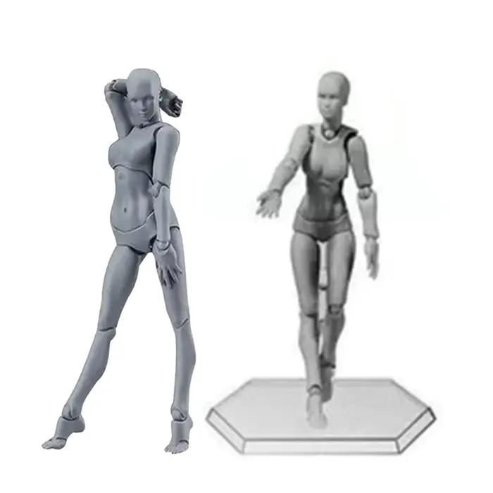 Croquis dessiner mâle femelle corps mobile modèle artiste Art peinture Anime Figure figurine modèle 