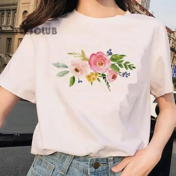 T-shirt imprimé botanique pour hommes et femmes, Économie graphiques, Plant Funy, Summer New, INS, S