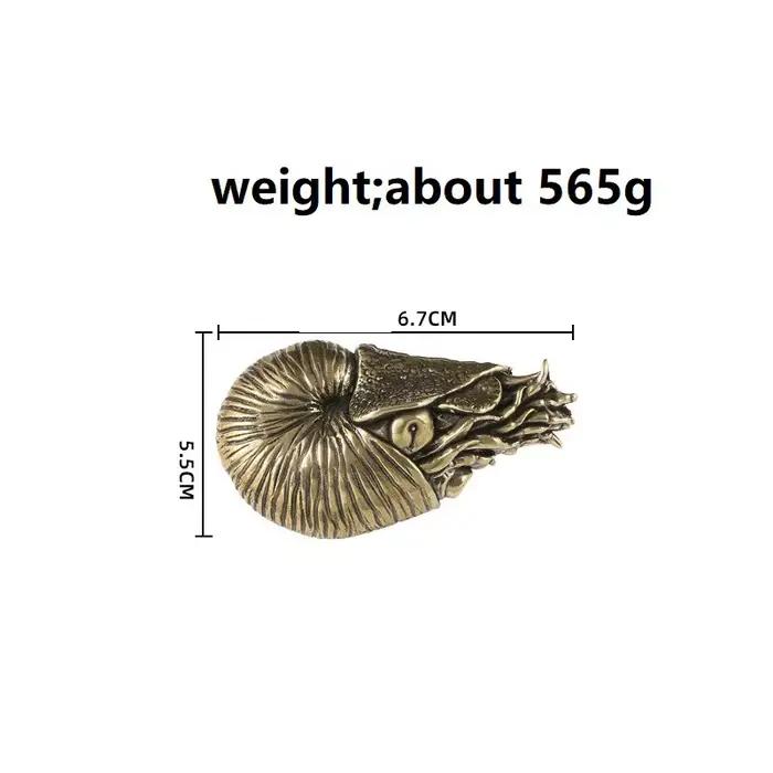 Statue d'animal de mer en laiton, mini-indicateur, animal de compagnie de thé, figurine d'Auckland N