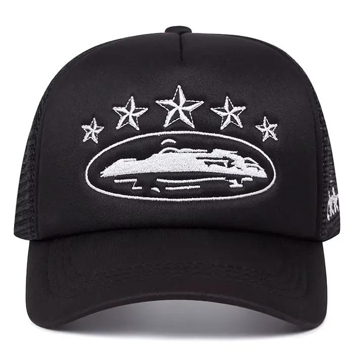 Nouveau chapeau en maille cinq étoiles pour hommes, chapeau Hip Hop de rue pour femmes, pare-soleil 