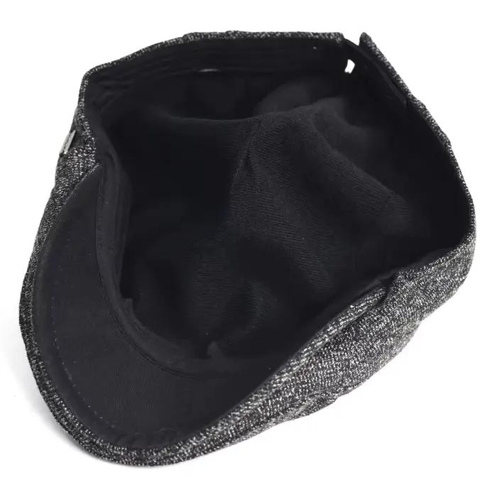 Automne hiver épais chaud gavroche casquettes hommes femmes doux béret chapeau décontracté mode déte