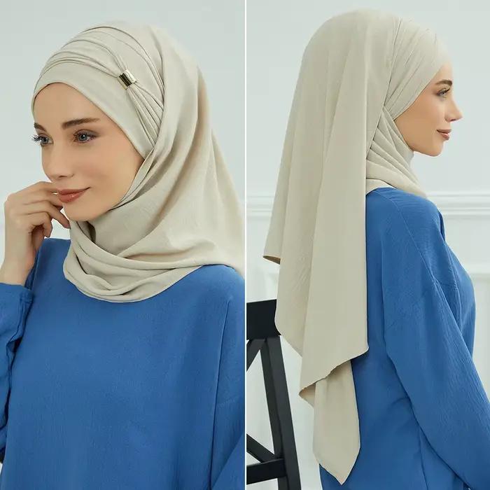Bonnets Hijab intérieurs pratiques, sous-écharpe musulmane, Bonnet à la mode pour femmes, doux, élas