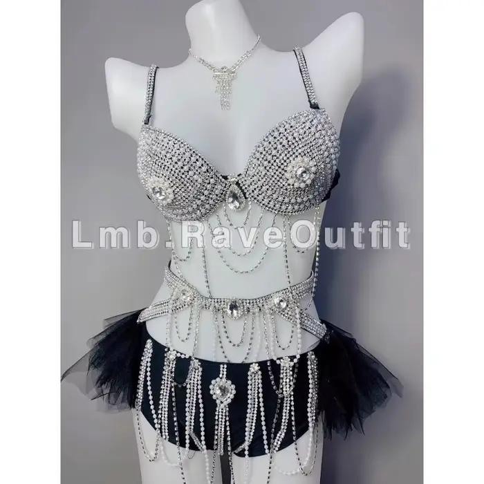 Costumes de carnaval de samba de Concert de Festival de musique de Bar Disco de danse de syllabe éle