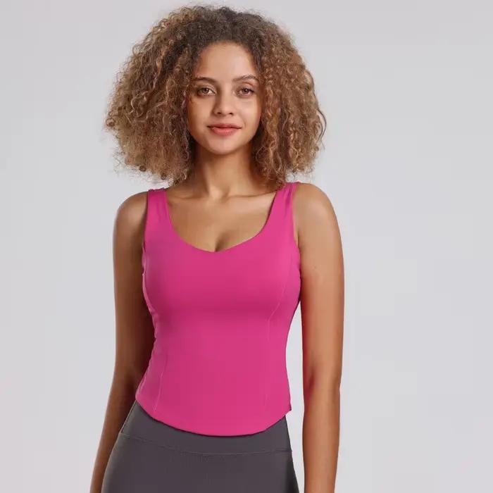Soutien-gorge de sport sans couture pour femmes, haut tubulaire, sans manches, Streetwear, Camisole,