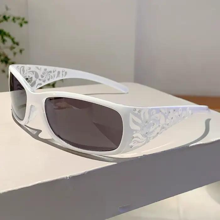 Lunettes de soleil carrées à petite monture pour femmes, nouveau modèle Y2K, Style rétro, élégantes,