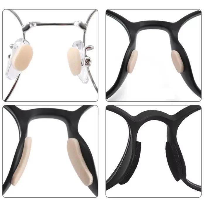 Plaquettes nasales en mousse souple autocollante EVA, pour lunettes, antidérapantes, sans maquillage