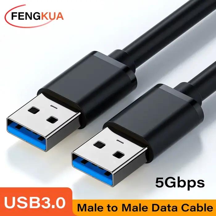 Câble d'extension USB 3.0 USB mâle à mâle 5Gbps câble de données de Transmission rapide USB3.0 pour 