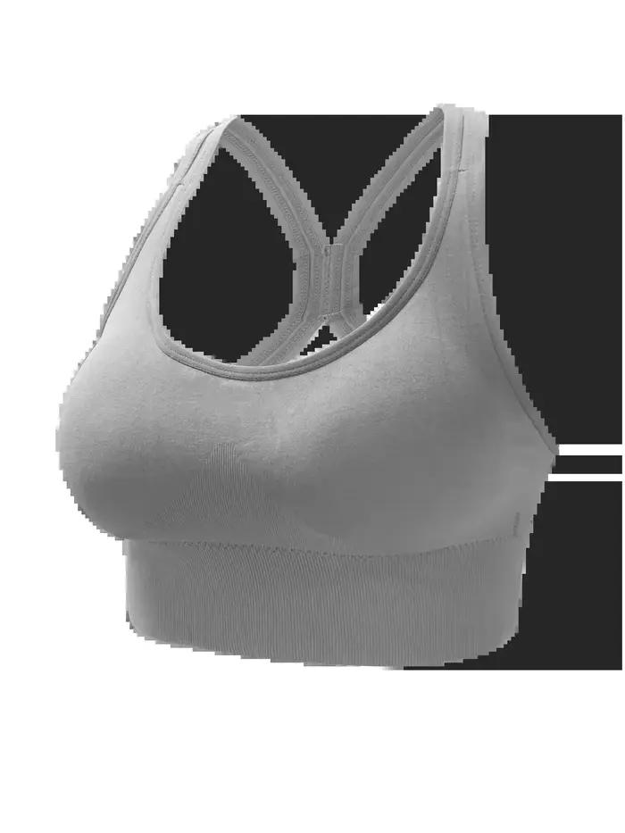 Soutien-gorge de sport sans couture, confortable et respirant, push-up, débardeur de yoga @ W4