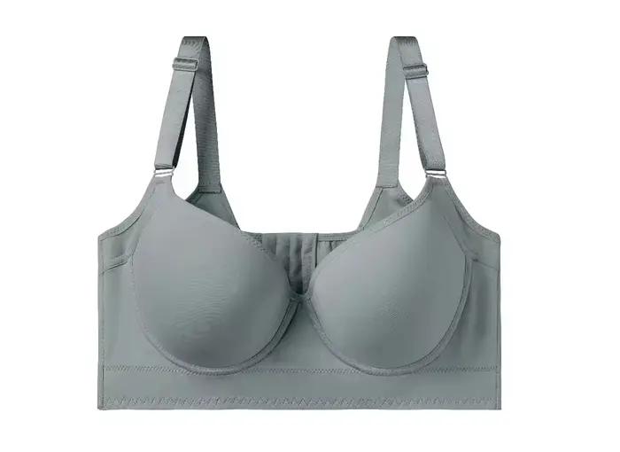 BrasPlus taille sans couture anneau en acier soutien-gorge de sport Anti-affaissement col en v profo