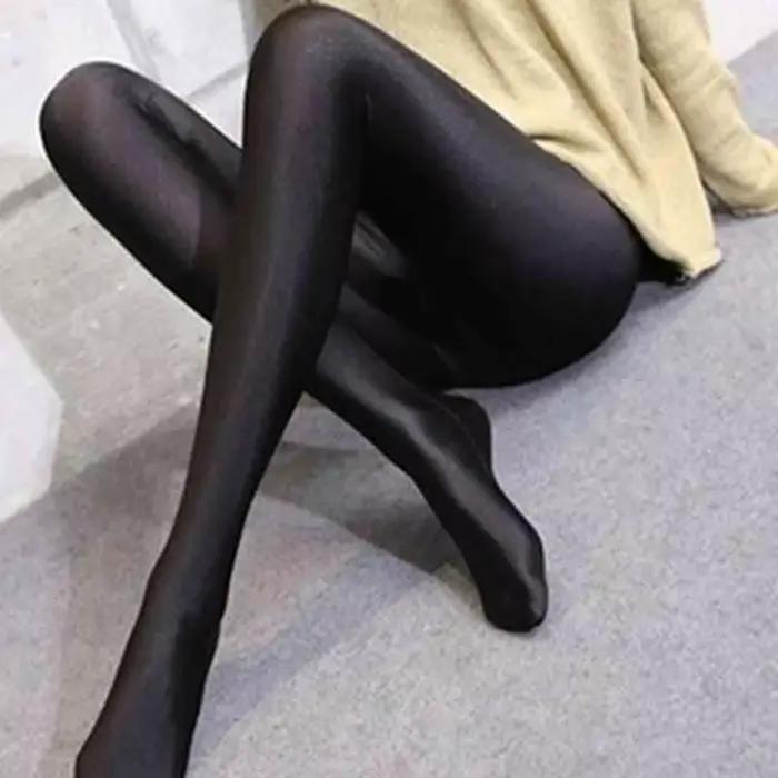 Leggings longs noirs brillants pour femmes, pantalons de fitness décontractés, pantalons de résilien
