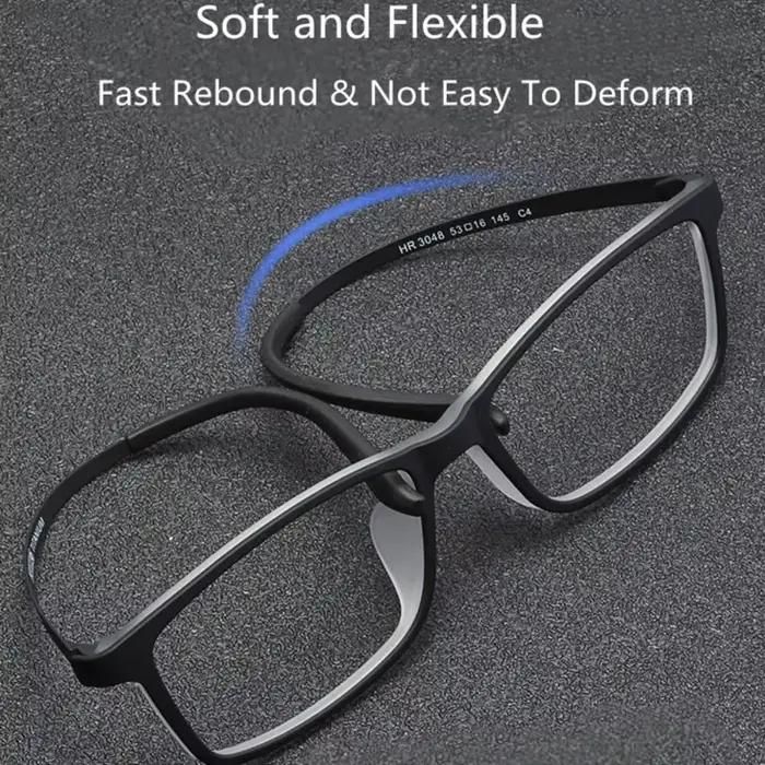 Lunettes de lecture anti-lumière bleue en titane pur pour hommes, lunettes de presbytie, dioptrie + 