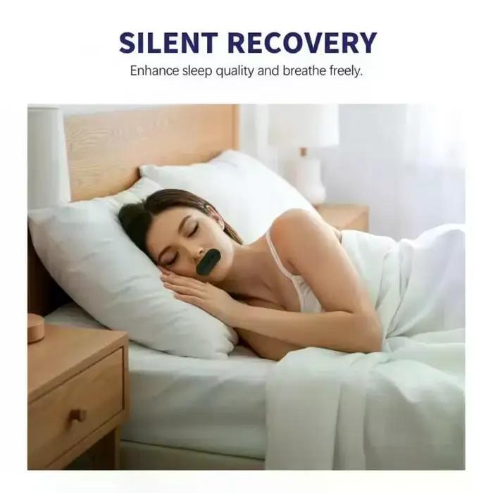 Bande adhésive buccale pour la nuit, patch respiratoire nasal confortable et respirant, réduit la sé