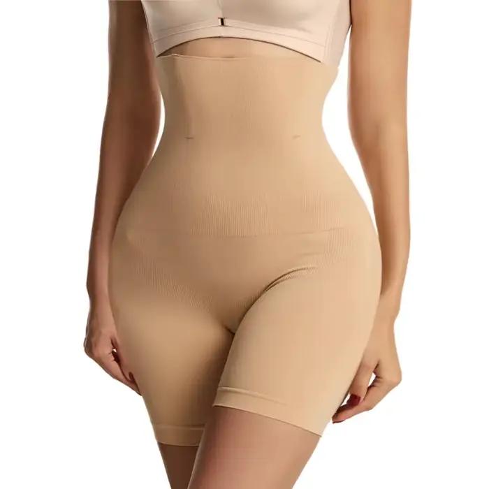 Sous-vêtements pour femmes taille haute façonnant culotte Boyshort contrôle du ventre bout à bout le